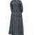 Dark-Grey Printed Cotton Ethnic-Kurtis