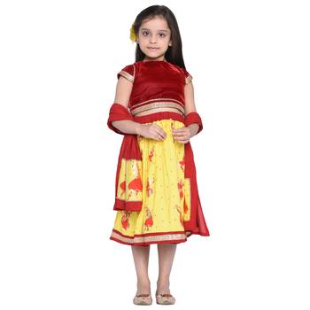Cloris Lehenga Choli & Dupatta Set For Girl 1