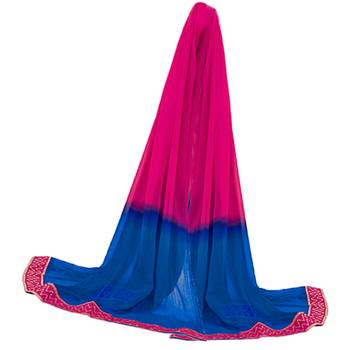 Blue hand embroidery cotton salwar 3