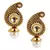 Traditional Indian Bollywood Jewelry Set, Golden Kundan stud Earring Set