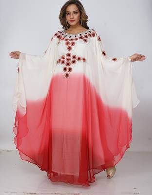 Dubai Kaftan Women Dress Long Gown Farasha Morocco Wear 1