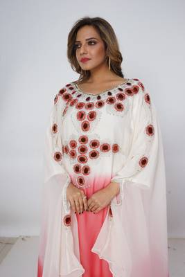 Dubai Kaftan Women Dress Long Gown Farasha Morocco Wear 2