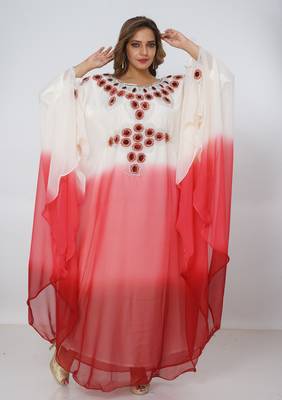 Dubai Kaftan Women Dress Long Gown Farasha Morocco Wear 3