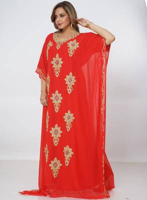 Dubai Kaftan Women Dress Long Gown Farasha Morocco Wear 3
