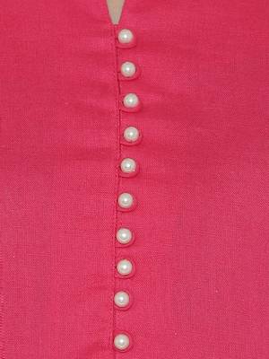 Shree Women Fuchsia Cotton Solid Tunic 5