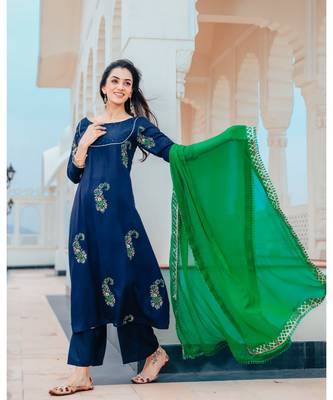 Royal Blue Suit Set 1