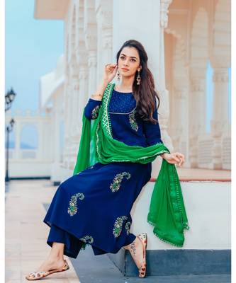 Royal Blue Suit Set 2