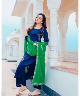 Royal Blue Suit Set 3