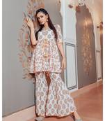 Cotton Block Print Cord Set