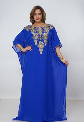 Dubai Kaftan Women Dress Long Gown Farasha Morocco Wear 3