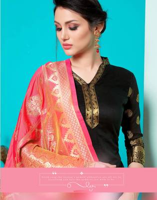 Black embroidered cotton salwar 2