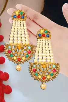 Multicolor earrings
