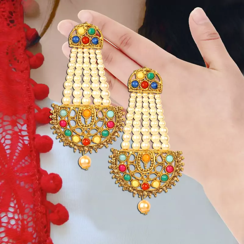 Multicolor earrings