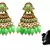 Green earrings