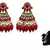 Maroon earrings