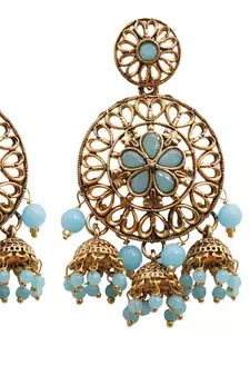 Blue earrings