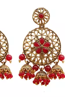 Red earrings