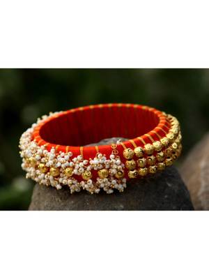 Orange bangles-and-bracelets 1