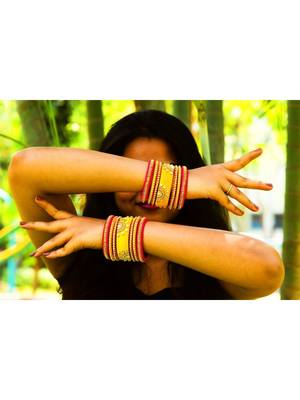 Yellow bangles-and-bracelets 2