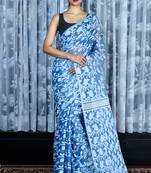 Jamdani Saree With All Over Weaving