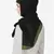 Olive Green Band Plain Black Hijab