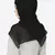 Blue Band Plain Black Hijab