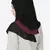 Maroon Band Plain Black Hijab