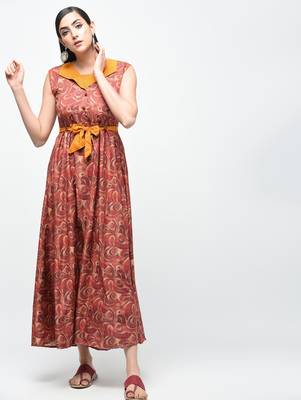 Multicolor printed crepe kurtas-and-kurtis 1