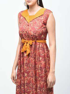 Multicolor printed crepe kurtas-and-kurtis 4