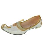 Men's Cream Gold Glitz Rhinestone Mojaris