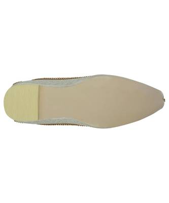 Men's Cream Gold Glitz Rhinestone Mojaris 3