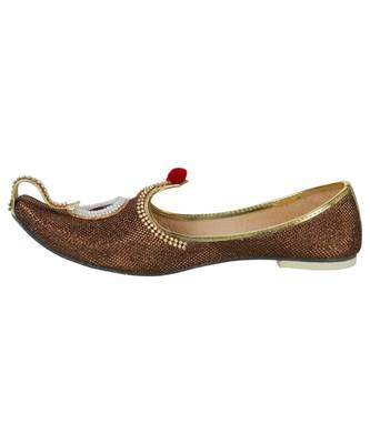 Men's Copper Glitz Rhinestone Ruby Mojaris 3