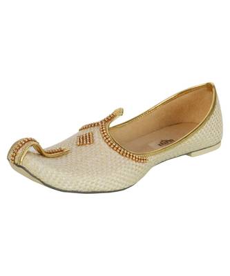 Men's Cream Jute Mojaris 1