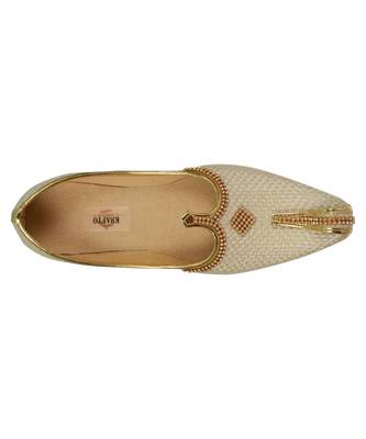 Men's Cream Jute Mojaris 2