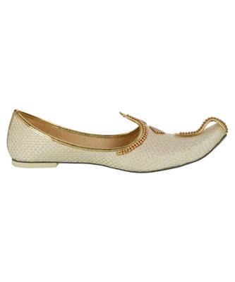Men's Cream Jute Mojaris 4