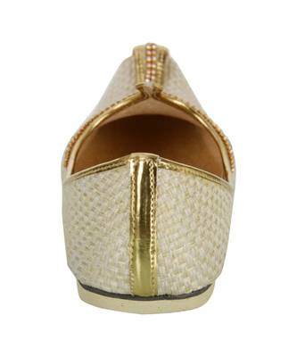 Men's Cream Jute Mojaris 6