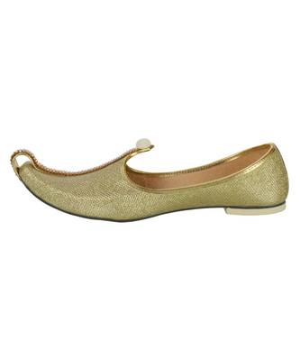 Men's Gold Glitz  Mono Rhinestone Mojaris 3