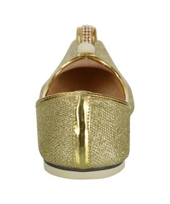 Men's Gold Glitz  Mono Rhinestone Mojaris 6