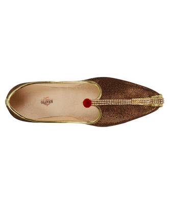 Men's Copper Glitz Mono Rhinestone Mojaris 2