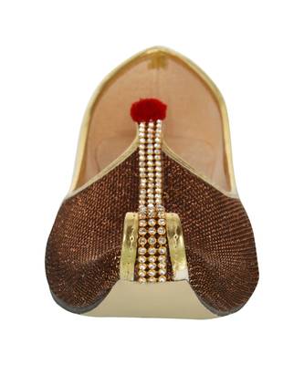 Men's Copper Glitz Mono Rhinestone Mojaris 5