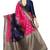Magenta Woven Banarasi Saree With Blouse
