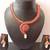 Lovely Antique Kemp Pink Designer Necklace Set - DJ17539