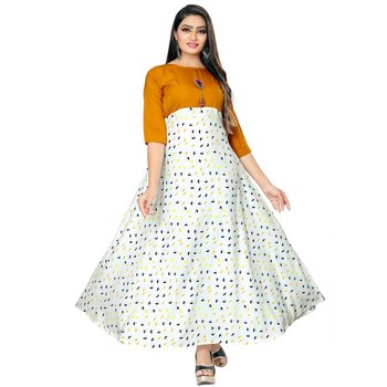 Women's Multicolor American Crepe Polka 