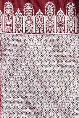 Maroon Woven  Art Silk Saree With Blouse 5
