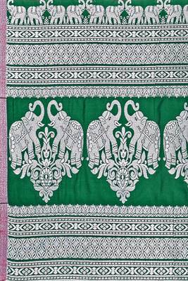 Maroon Woven  Art Silk Saree With Blouse 4