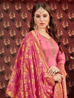 Pink Party Wear Designer Patiala Suit 2