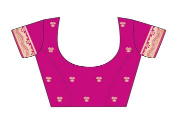 Pink Woven  Art Silk Saree With Blouse 5