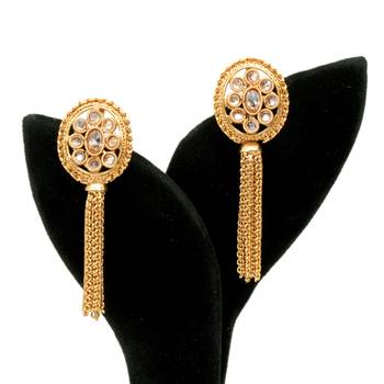 Copper earrings 1