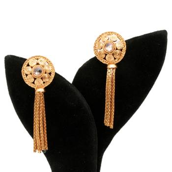 Copper earrings 1