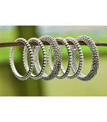 Silver bangles-and-bracelets